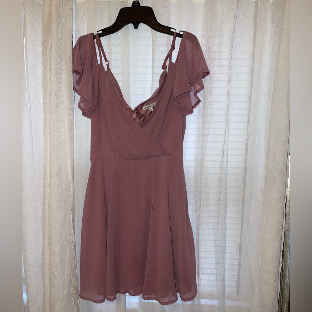 Charlotte Russe dress, size small, light purple/pink.